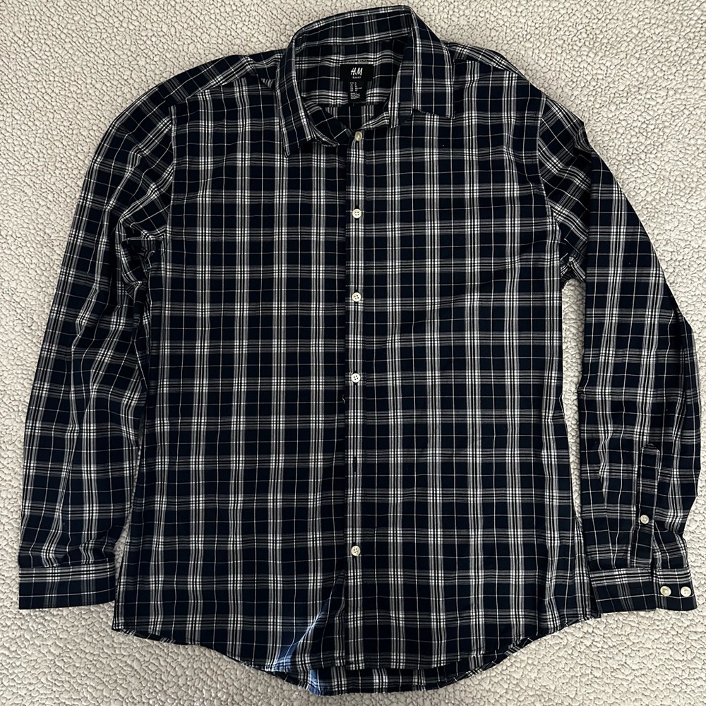 H&M Men’s Button Down, XL Slim Fit, excellent condition